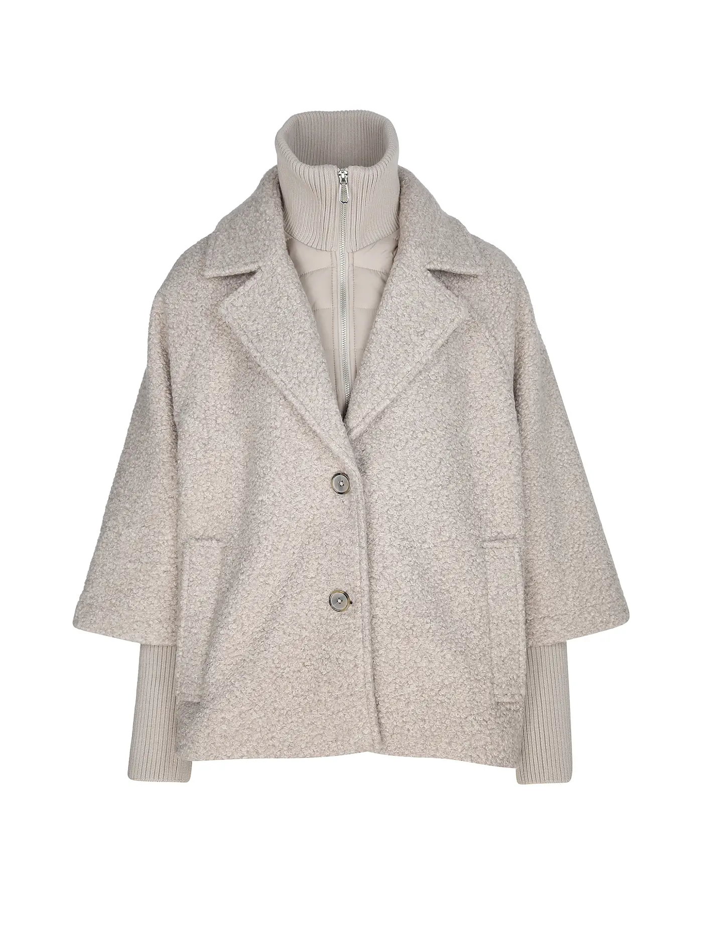 TOM TAILOR | Jacke in Woll-Optik | 